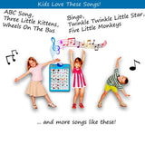 Happy Birthday Interactive Alphabet & Numbers Learning Poster