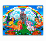 Just Smarty unicorn jigsaw puzzle for kids, 27 pieces