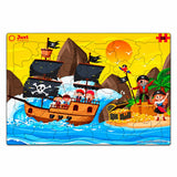 Just Smarty pirate ship jigsaw puzzle for kids, 56 pieces