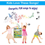 Songs, counting and memory games on the zoo poster