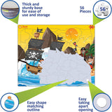 Just Smarty Pirates Puzzle for Boys and Girls, 56 Pieces