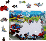 Just Smarty Fire Truck Puzzle for Boys and Girls, 52 Pieces