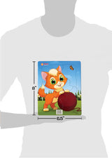 Just Smarty Kitten&Puppy Jigsaw Puzzle Set of 2 for Kids Ages 1-3