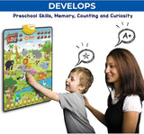 Happy Zoo Interactive Learning Poster | Just Smarty | Interactive Posters, Learning Tablets & Fun Puzzles