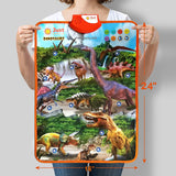 Dinosaurs Interactive Learning Poster | Just Smarty | Interactive Posters, Learning Tablets & Fun Puzzles