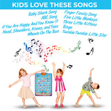 Just Smarty Baby Shark Interactive ABCs and 123s Learning Poster