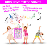 Just Smarty Interactive ABCs and 123s Learning Poster, Pink