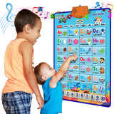Just Smarty Baby Shark Interactive ABCs and 123s Learning Poster