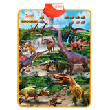 Just Smarty Dinosaurs Interactive Learning Poster & 4 Dinosaur Figures