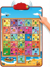 Just Smarty Interactive Alphabet Wall Chart, 100 Words Edition