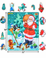 Just Smarty Santa Christmas puzzle 14 x 11 inches
