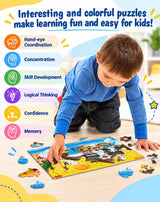 Pirate puzzle gift for boys and girls