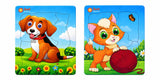 Just Smarty Kitten and Puppy jigsaw puzzles for toddlers, set of 2