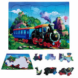 Just Smarty Train Puzzle for Boys and Girls, 31 Pieces