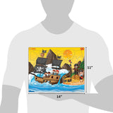 Just Smarty Pirates Puzzle for Boys and Girls, 56 Pieces