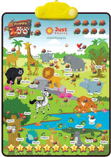 Just Smarty Interactive Alphabet Wall Chart, Zoo Edition