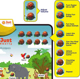 Just Smarty Interactive Alphabet Wall Chart, Zoo Edition