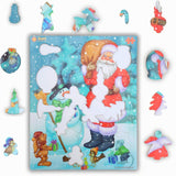 Just Smarty Santa Christmas Puzzle for Boys and Girls, 41 Pieces