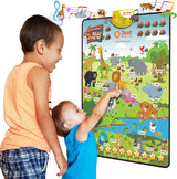Just Smarty Interactive Alphabet Wall Chart, Zoo Edition