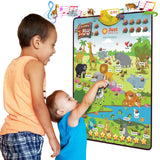 Just Smarty Happy Zoo interactive wall chart, animal sounds and facts