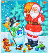 Just Smarty Santa Christmas jigsaw puzzle for kids, 41 pieces
