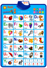 Just Smarty interactive alphabet wall chart, blue