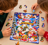 Christmas jigsaw puzzle gift and stocking stuffer for boys and girls