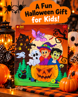 Just Smarty Halloween Puzzle for Kids, 20-Piece Halloween Jigsaw Puzzle