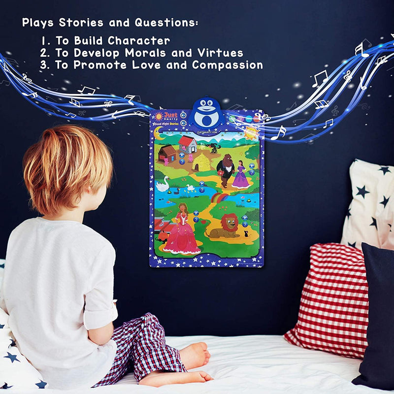 Good Night Stories Interactive Learning Poster | Just Smarty | Interactive Posters, Learning Tablets & Fun Puzzles